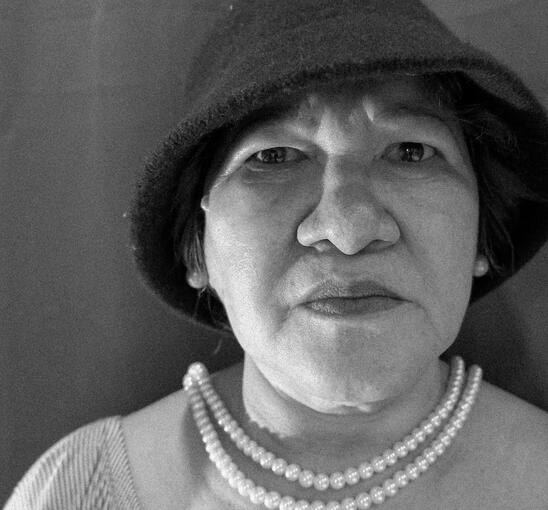 "Let Women Lead" (A recreation of a Diane Arbus photograph)